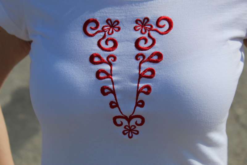 Tričko V - ornament