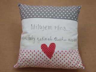Vankúš Milujem rána