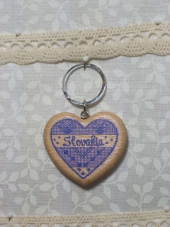 Kľúčenka Slovensko čipka
