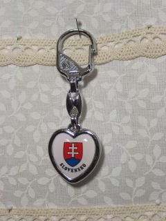 Kľúčenka kovová Slovenský znak
