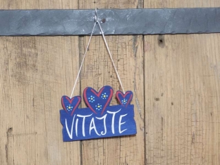 Tabuľka Vitajte