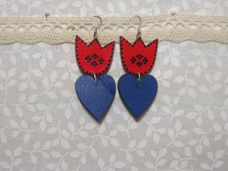 Náušnice Tulipán