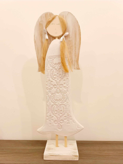 Anjel drevený - ornamenty 1